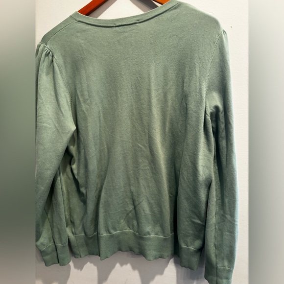 Boden Sage Green Button-Up Cardigan cottagecore fall country office casual - Picture 8 of 16